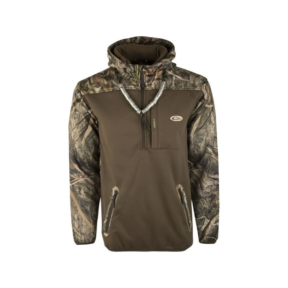 Drake Men's MST Endurance Soft Shell Hoodie Mossy Oak Shadow Grass Habitat 2XL
