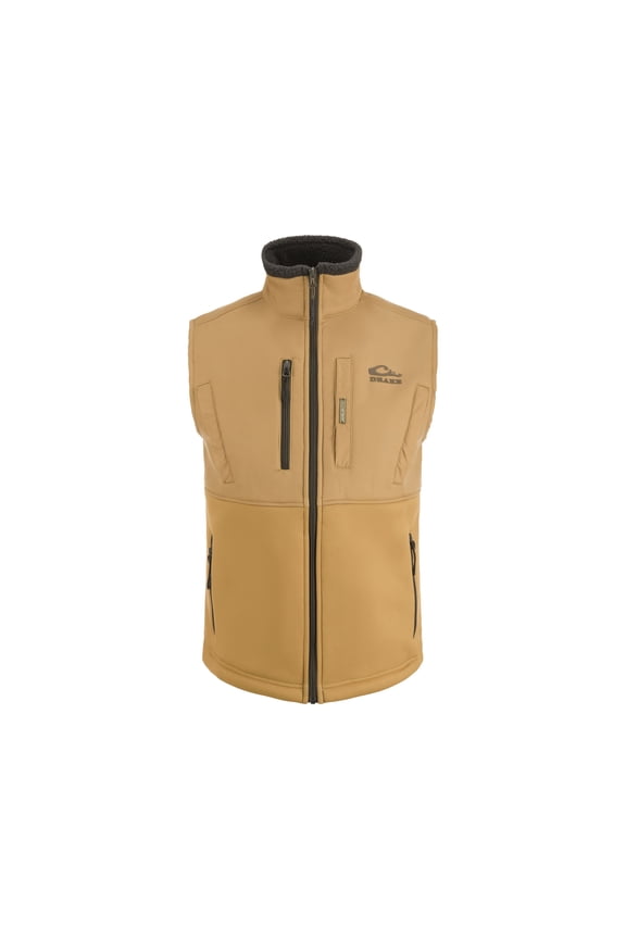 Drake Men's MST Hole Shot Eqwader Vest Field Khaki Large