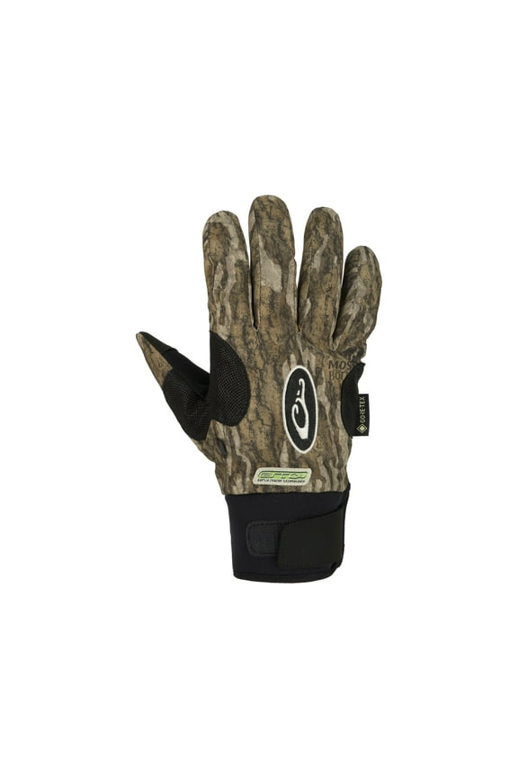 Drake Men's MST Refuge HS Waterproof Insulated GORE-TEX Hunting Gloves Mossy Oak Bottomland Medium