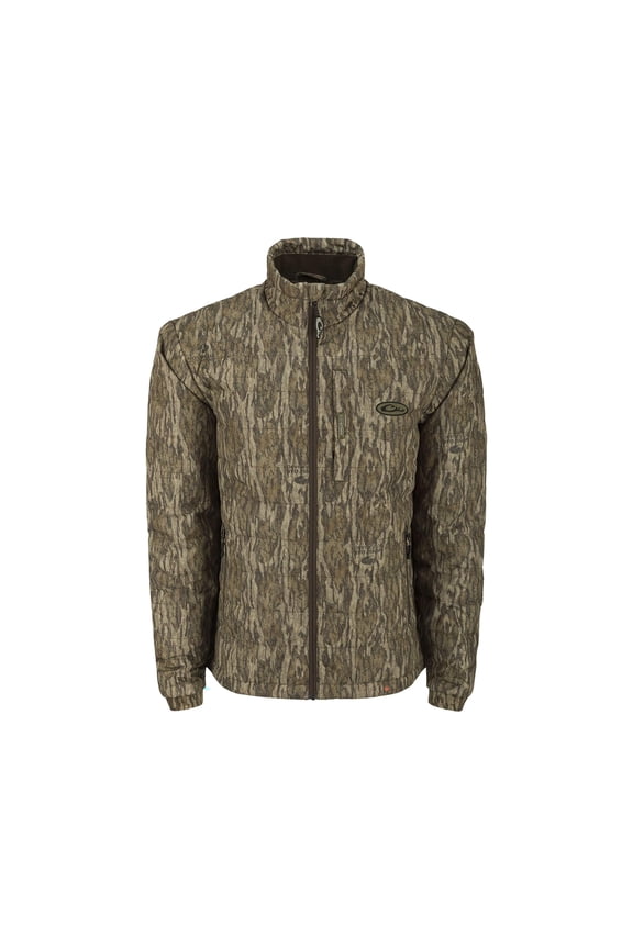 Drake Men's MST Synthetic Down Pack Jacket Mossy Oak Bottomland 2XL