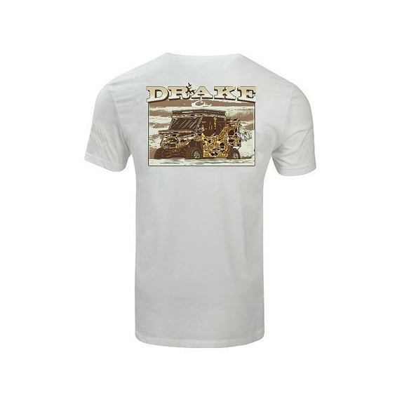 Drake Men's Mud Cart T Shirt White 3XL