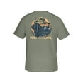 thumbnail image 1 of Drake Men's Pop Art Old School Lab Short Sleeve Crew Neck T Shirt Desert Sage XL, 1 of 2