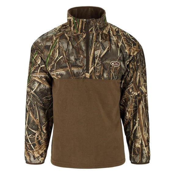 Drake Waterfowl Refuge Eqwader™ Quarter-zip Hunting Jacket Habitat MEDIUM