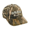 thumbnail image 1 of Drake Mens Distressed 6 Panel Mesh Back Trucker Hat Mossy Oak Shadow Grass Blades, 1 of 1