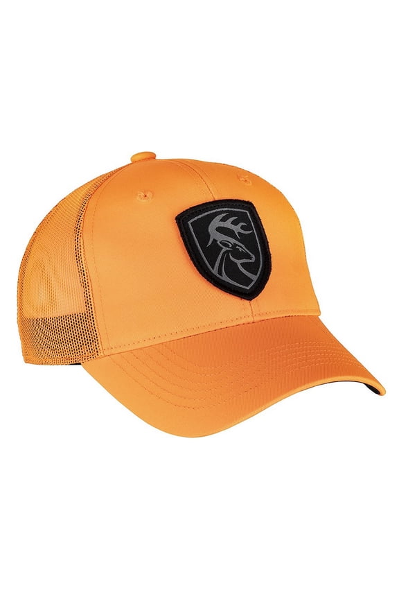 Patch Logo Mesh Back Blaze Orange Cap