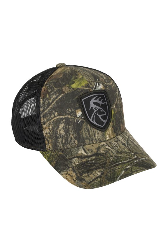 Drake Mens Non-Typical Mesh Back Patch Logo Hat Mossy Oak Country DNA