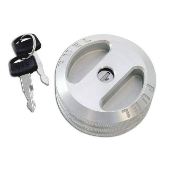 Drake Muscle Cars 5R3Z-9030-BL Locking Fuel Cap Billet Aluminum