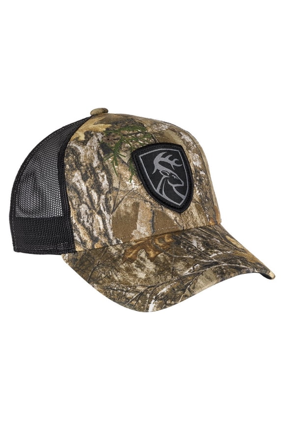 Patch Logo Mesh Back Camo Cap