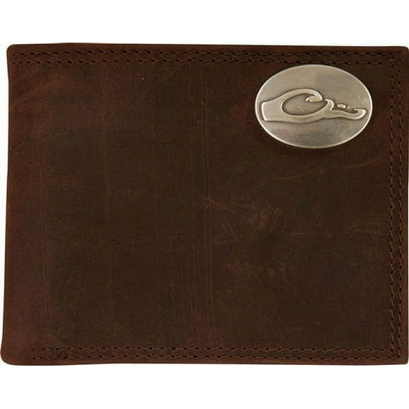 Drake Outdoors DA7006BRN Leather Bi-Fold Wallet Brown
