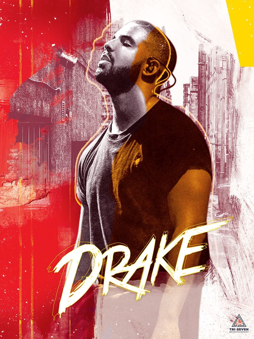 Drake Poster Wall Artwork Print (18x24)
