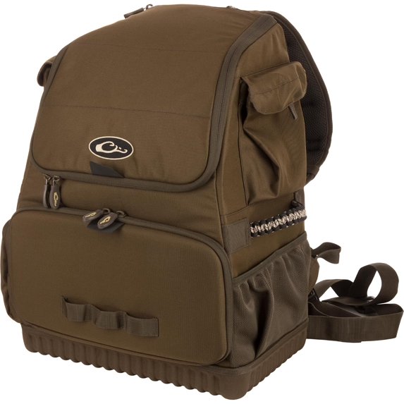 Drake Tree-Hugger Timber Pack Backpack w/ Shell Storage Green Timber