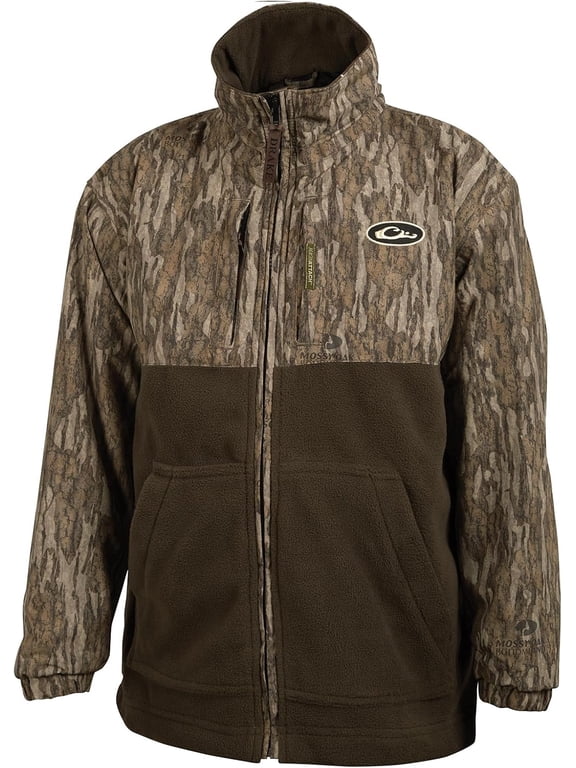 Drake Unisex Youth's MST Eqwader Full Zip Outdoor Jacket Bottomland Sz 08
