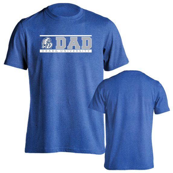 Drake University Bulldogs Dad Proud Parent Short Sleeve T-Shirt