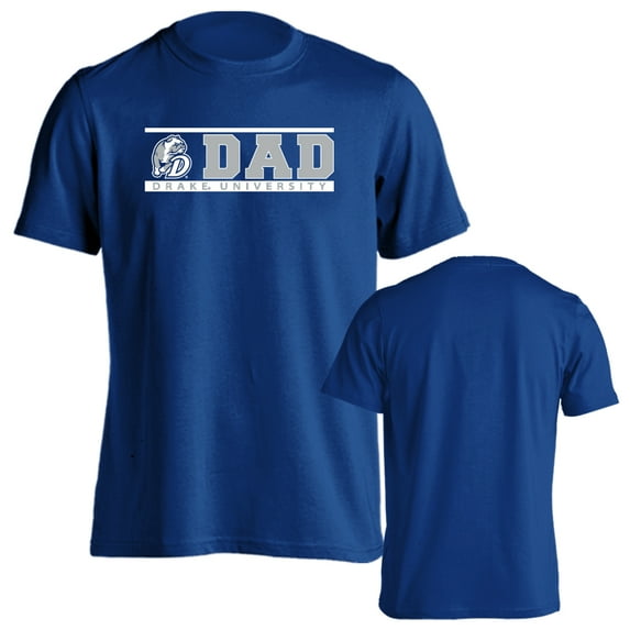 Drake University Bulldogs Dad Proud Parent Short Sleeve T-Shirt