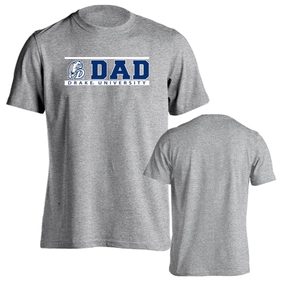 Drake University Bulldogs Dad Proud Parent Short Sleeve T-Shirt
