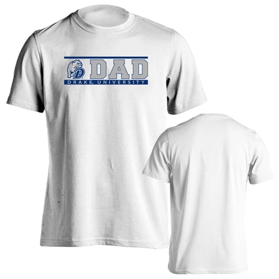Drake University Bulldogs Dad Proud Parent Short Sleeve T-Shirt