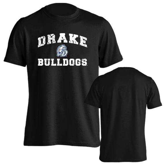 Drake University Bulldogs FSU Distressed Retro Short Sleeve T-Shirt