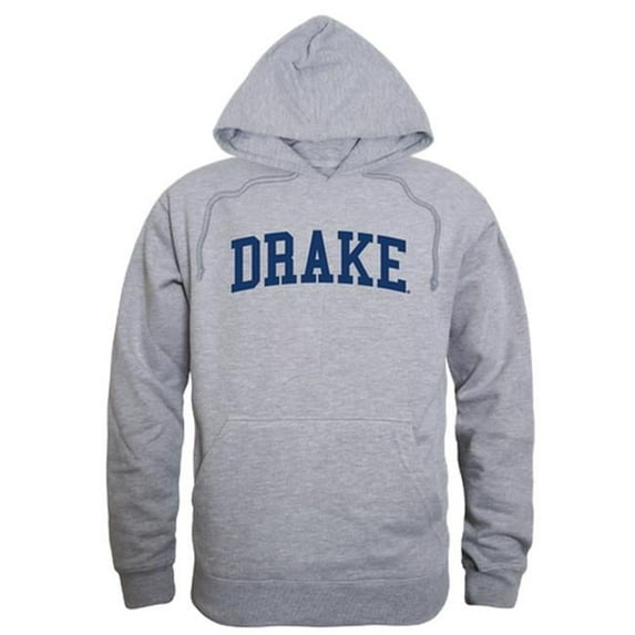 Drake University GameDay Hoodie, Heather Grey - Extra Large