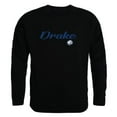 thumbnail image 1 of Drake University Script Crewneck T-Shirt, Black - Extra Large, 1 of 1