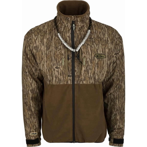 Drake Waterfowl Men's MST Guardian Eqwader Flex Fleece Full-Zip Jacket