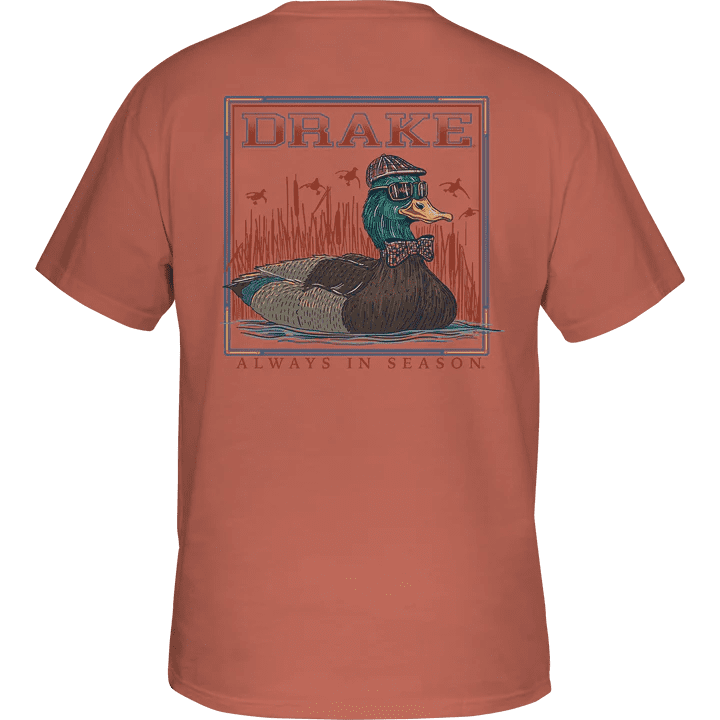 Drake Waterfowl Tee - 100% Polyester Performance T-Shirt For Outdoor & Hunting