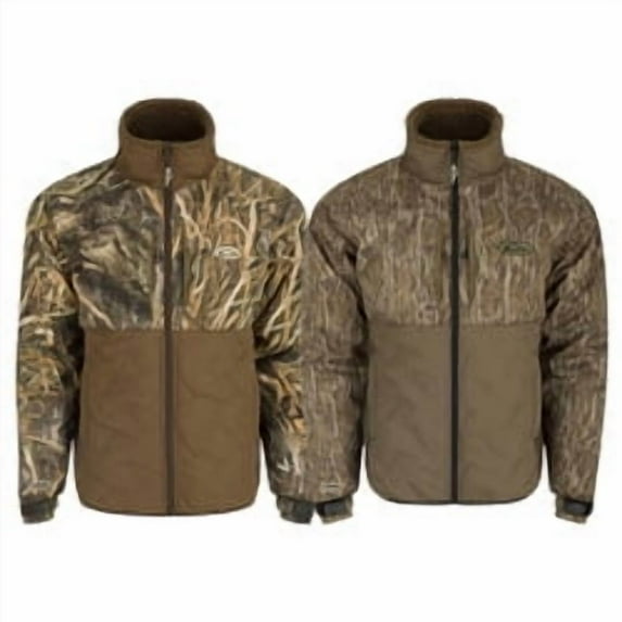 Drake Waterfowl LST Guardian Flex Double Down Eqwader Full Zip Camo Jacket