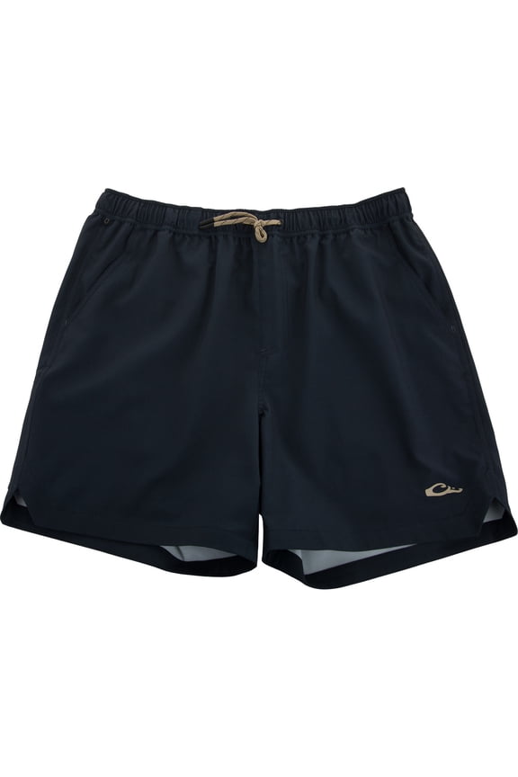 Lake Shore Dock Short - Solid Black Large