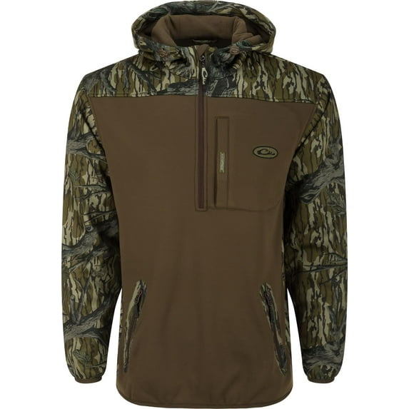 Drake Men's MST Endurance Soft Shell Hoodie Mossy Oak Original Treestand Medium