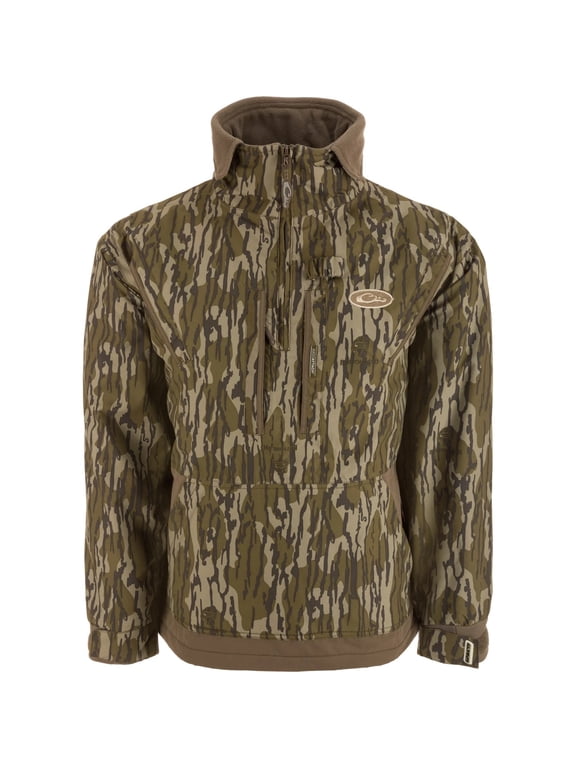 MST Waterproof Fleece-Lined 1/4 Zip Jacket- Mossy Oak Original Bottomland- 2XLarge