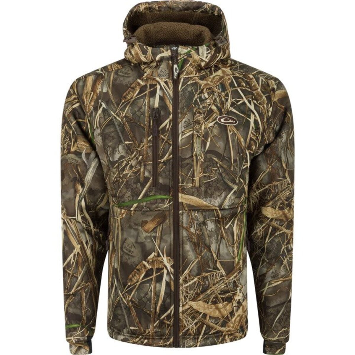 Drake Waterfowl MST Full Zip Hole Shot Hooded Windproof Eqwader Max 7 XL Walmart