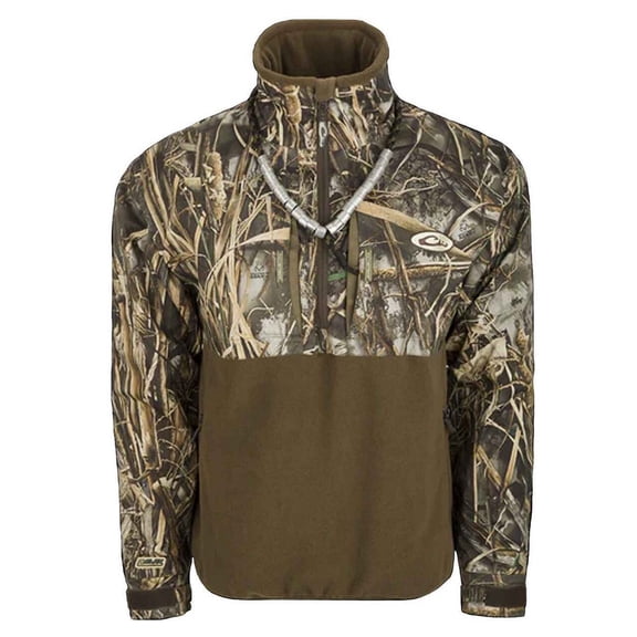 Drake Waterfowl Men's MST Guardian Eqwader Flex Fleece 1/4 Zip Jacket