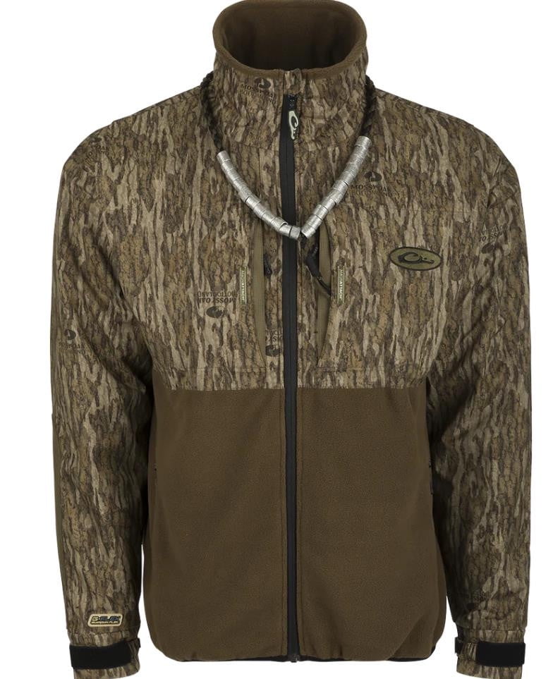 Drake Waterfowl Guardian Flex Fleece Eqwader Full Zip Bottomland Large Walmart
