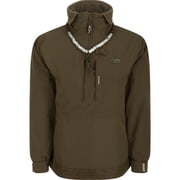 Drake Waterfowl MST Waterproof Fleece-Lined 1/4 Zip Jacket- Green Timber- Medium