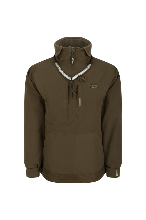 MST Waterproof Fleece-Lined 1/4 Zip Jacket- Green Timber- Small