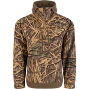Drake Waterfowl MST Waterproof Fleece-Lined 1/4 Zip Jacket- Mossy Oak Original Shadow Grass- XLarge