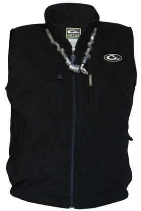 Drake Waterfowl Windproof Layering Vest Black Medium