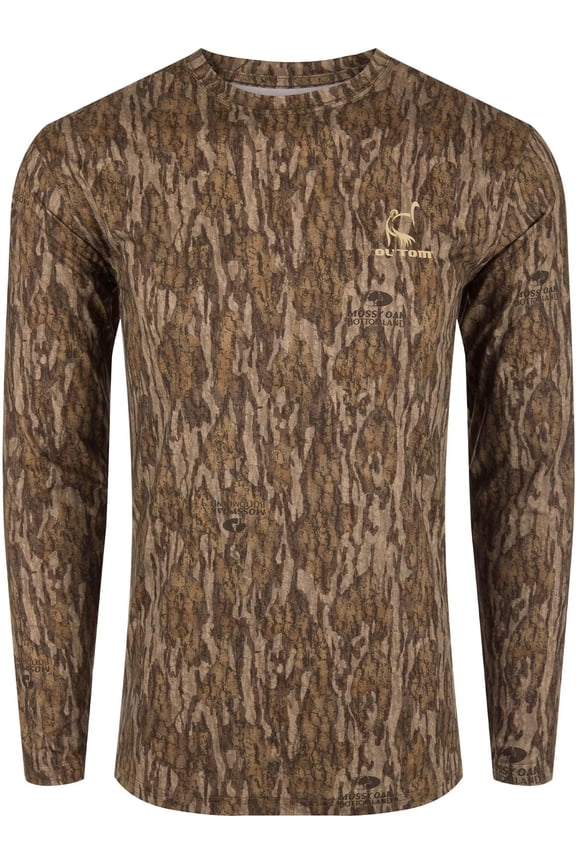 Men Performance Crew Long Sleeve T-Shirt Bottomland X-Large