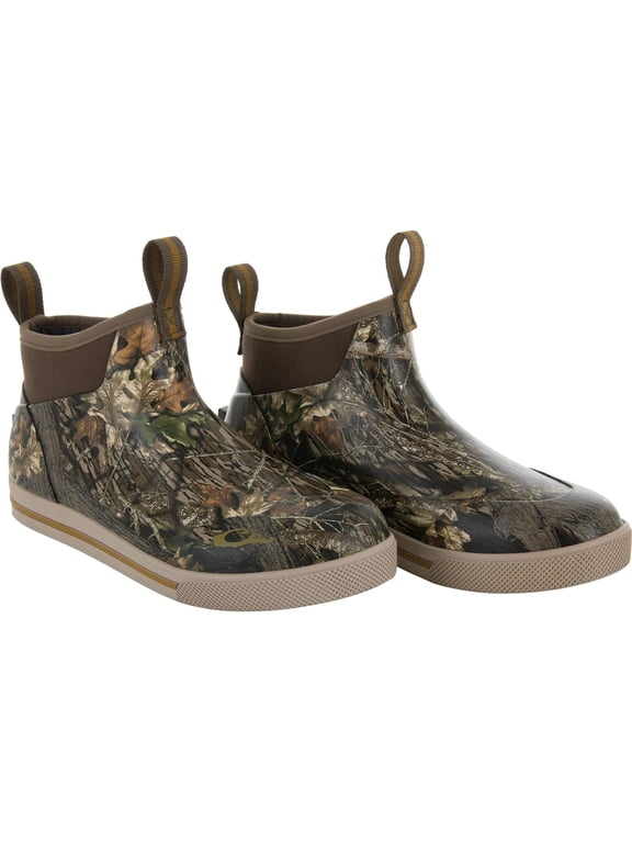 Men's Camp Deck Boots 6" Ankle Original Break-Up Size 9