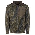 thumbnail image 1 of Drake Waterfowl Men's Grid Fleece Half-Zip Hoodie Jacket, 1 of 7