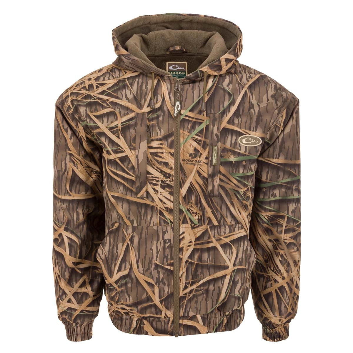 Drake Waterfowl Men s MST Waterproof Full Zip Jacket with Hood Walmart