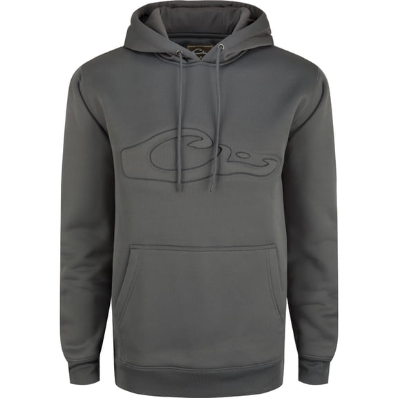 Drake Waterfowl Men's The Back Eddy Embossed Solid Hoodie Jacket
