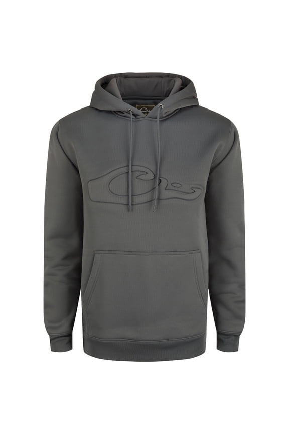 Men's The Back Eddy Embossed Solid Hoodie Jacket