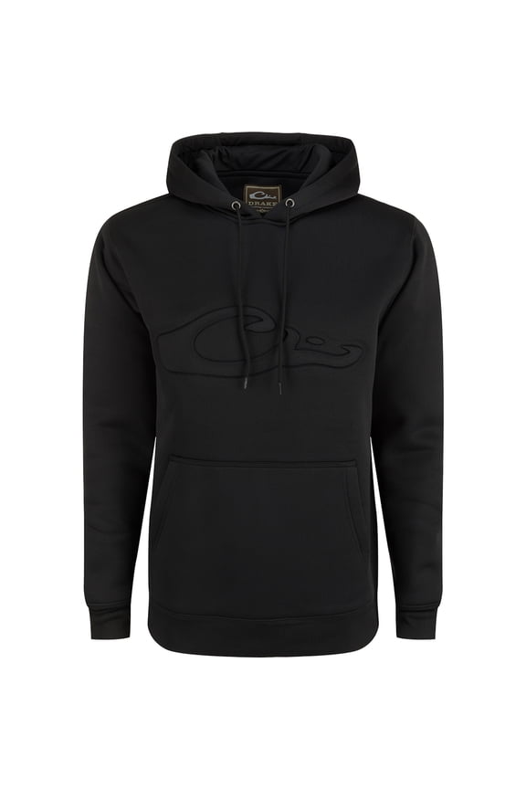 Men's The Back Eddy Embossed Solid Hoodie Jacket