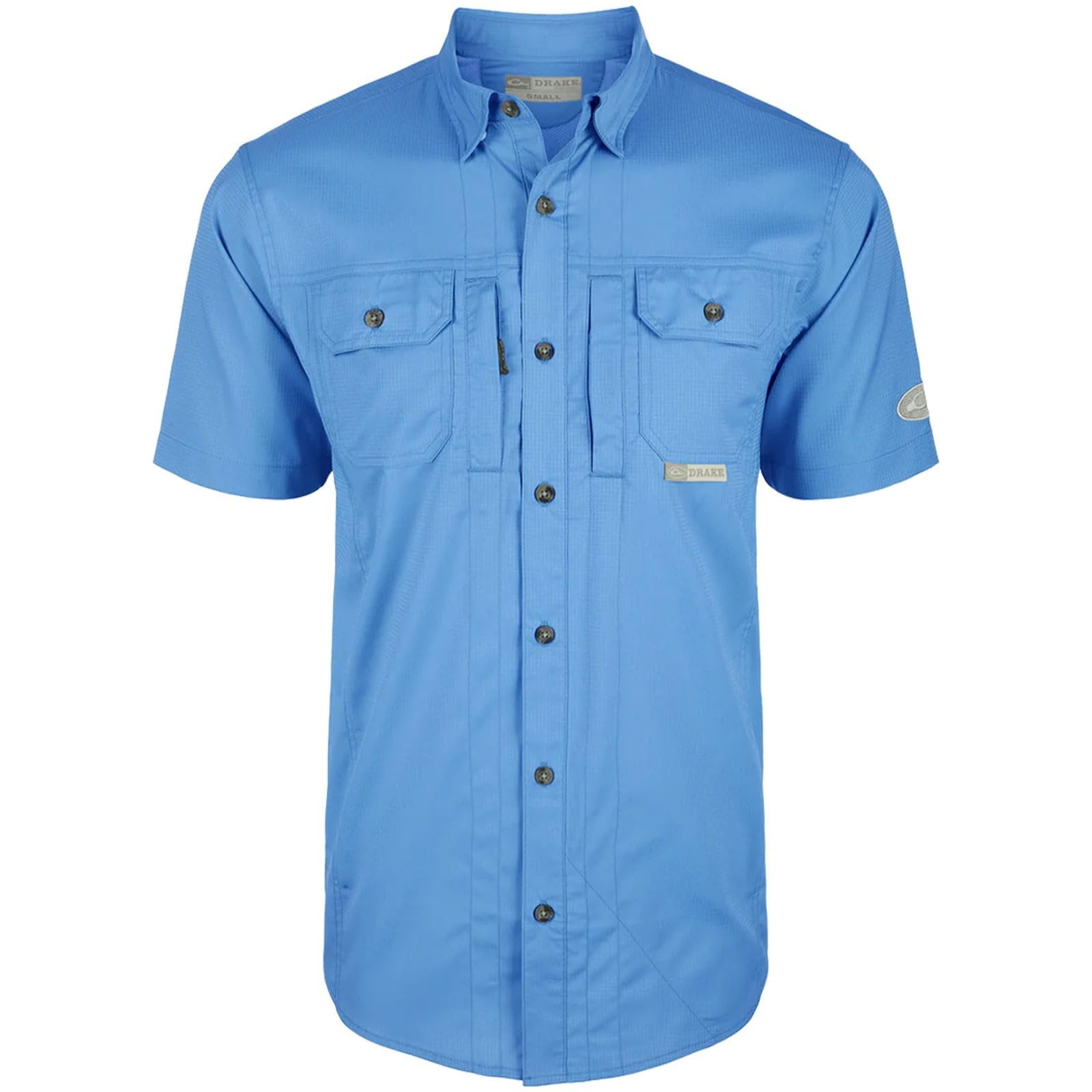 Drake Waterfowl Men's Wingshooter Casual Athletic Short Sleeve Shirt, Marina Blue, Small - Walmart.com Drake Waterfowl Men's Wingshooter Casual Athletic Short Sleeve Shirt, Marina Blue, Small - Walmart.com