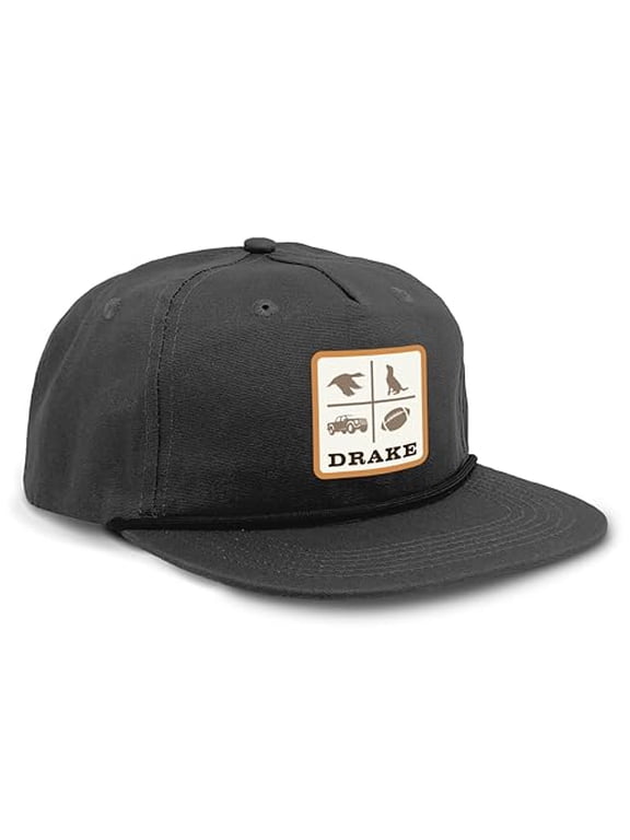 Drake x Lost Hat DDTF Goat Rope Cap Gunmetal/Black OSFM