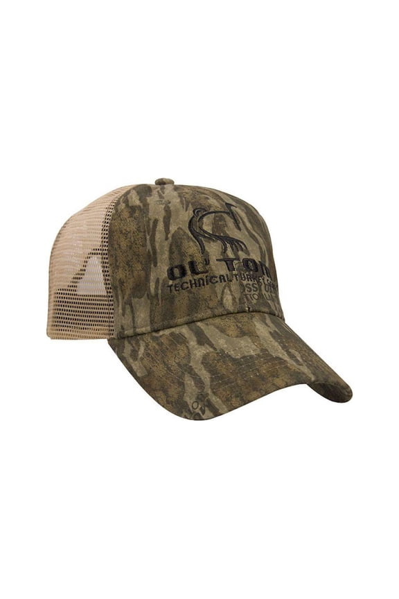 Mens Mesh Back Hat Mossy Oak Bottomland