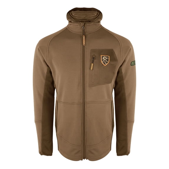 Drake Waterfowl Men's Pursuit Full Zip Hoodie Jacket with Agion Active XL