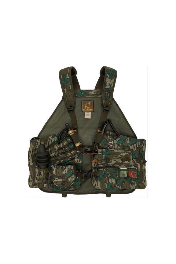 Men's Time & Motion Easy Rider Turkey Hunting Vest Mossy Oak Greenleaf One Size Fits Most