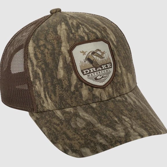 Drake Waterfowl Vintage Mesh Back Cap - Mossy Oak Bottomland