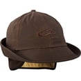 thumbnail image 1 of Drake Waterfowl Waxed Cotton Jones Hat Brown Medium/Large - DH7007-BRN-2, 1 of 5